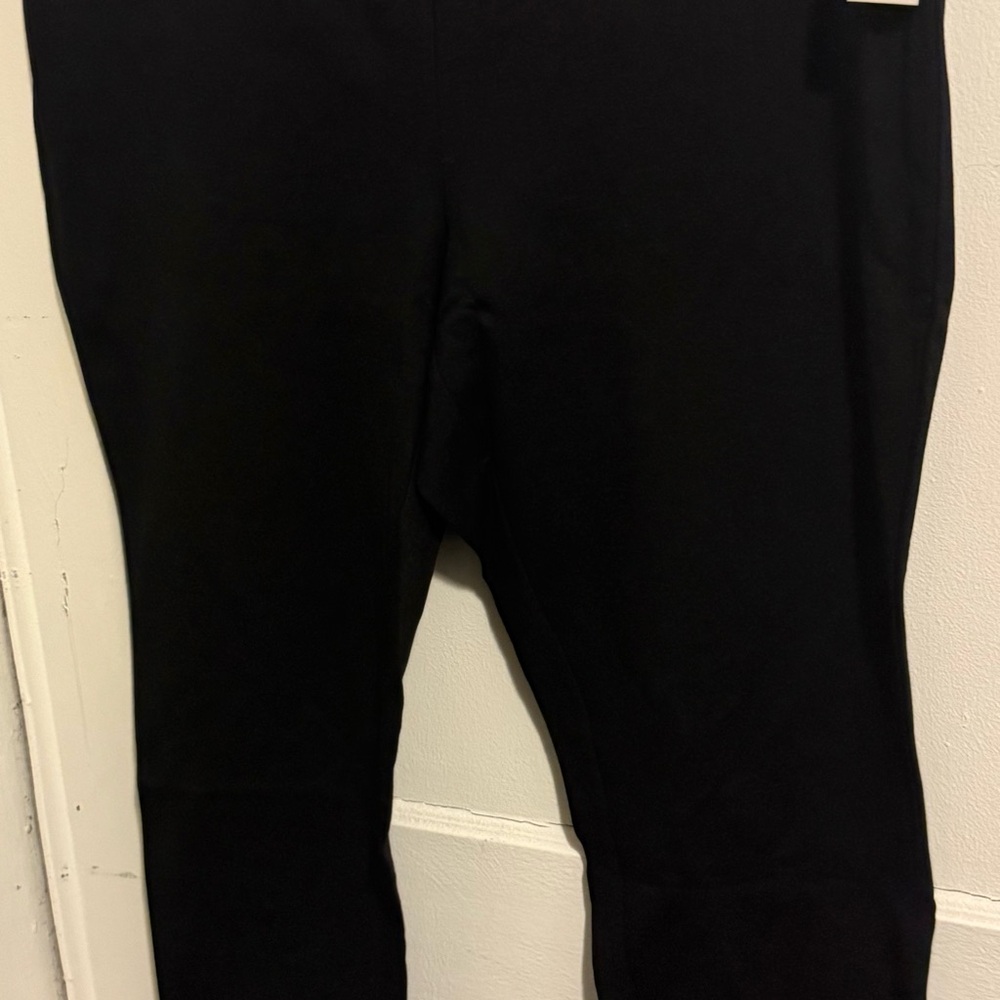 Inc Plus Size Skinny Leg Pull-On Core Fashion Pants Womens 24WP Mid Rise Black